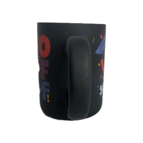 Peanuts Snoopy Graduation Coffee Mug Hats Off Tea Cup Black 2025 NEW - Picture 5 of 8