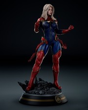 Statua Captain Marvel in resina