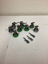 Warhammer 40k ELDAR DARK REAPERS x8 built some paint metal OOP CM42428