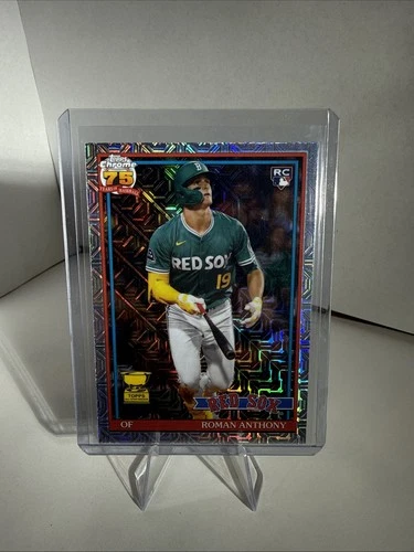 ROMAN ANTHONY RC 2026 Topps Series 1 Silver Pack Mojo Refractor #91C-60 Red Sox