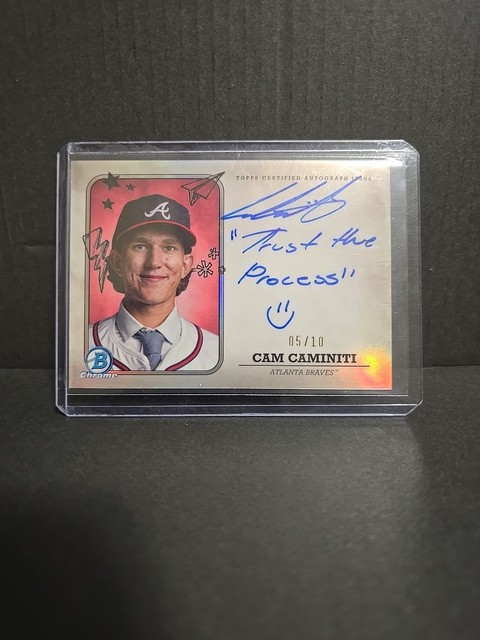 2024 Bowman Draft SSP Portait Cam Caminiti Autograph /10 HUGE CHASE