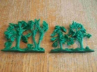 1960's MARX Playset full sprue of 4 Trees