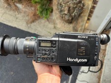 Sony Handycam PRO CCD-V11 Video 8 Camcorder Bundle Vtg 8mm Hard Case  2 Lenses