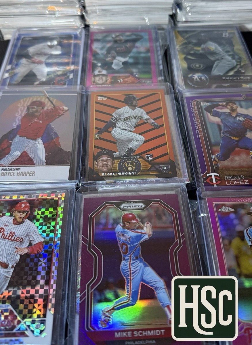 Baseball MLB - 200 Card Lot - Rookies, Parallels, Memorabilia