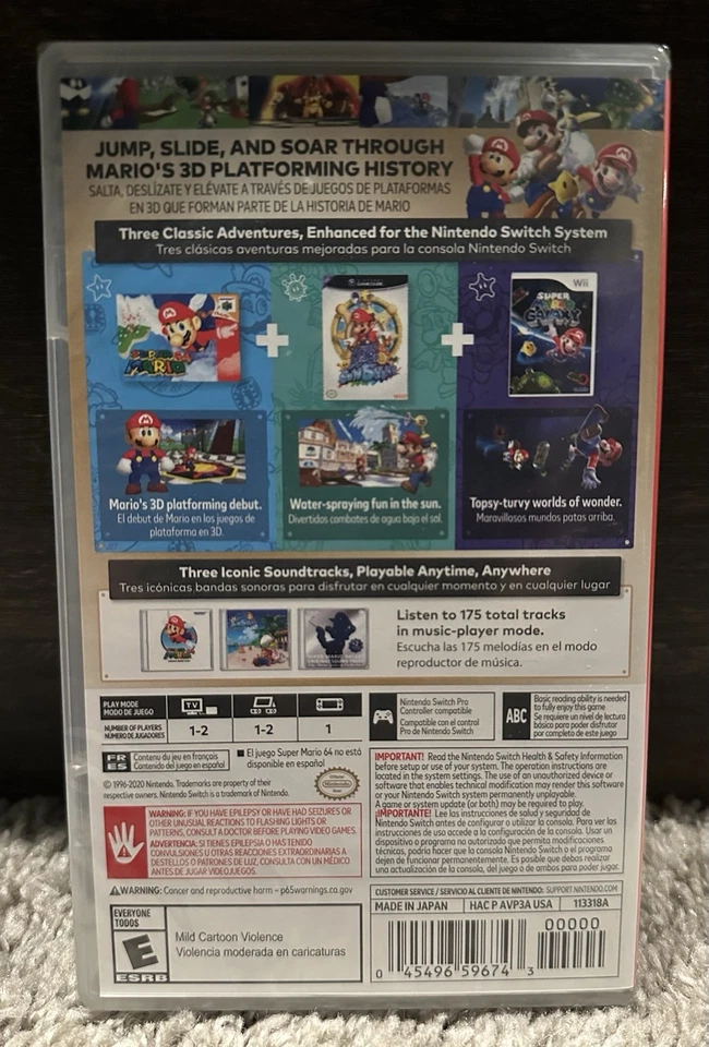 Super Mario 3D All Stars (Nintendo Switch, 2020) Brand New Sealed - Image 2 of 2