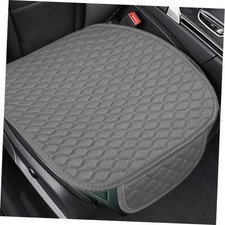 Car Seat Cover, Comfortable Breathable Linen Automotive Front Seat Gray