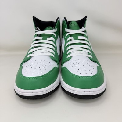 Nike Air Jordan 1 Mid Lucky Green Basketball Shoes Men\'s Size 12 Size 12 - Air Jordan 1 Mid Lucky Green for sale online | eBay main image 3