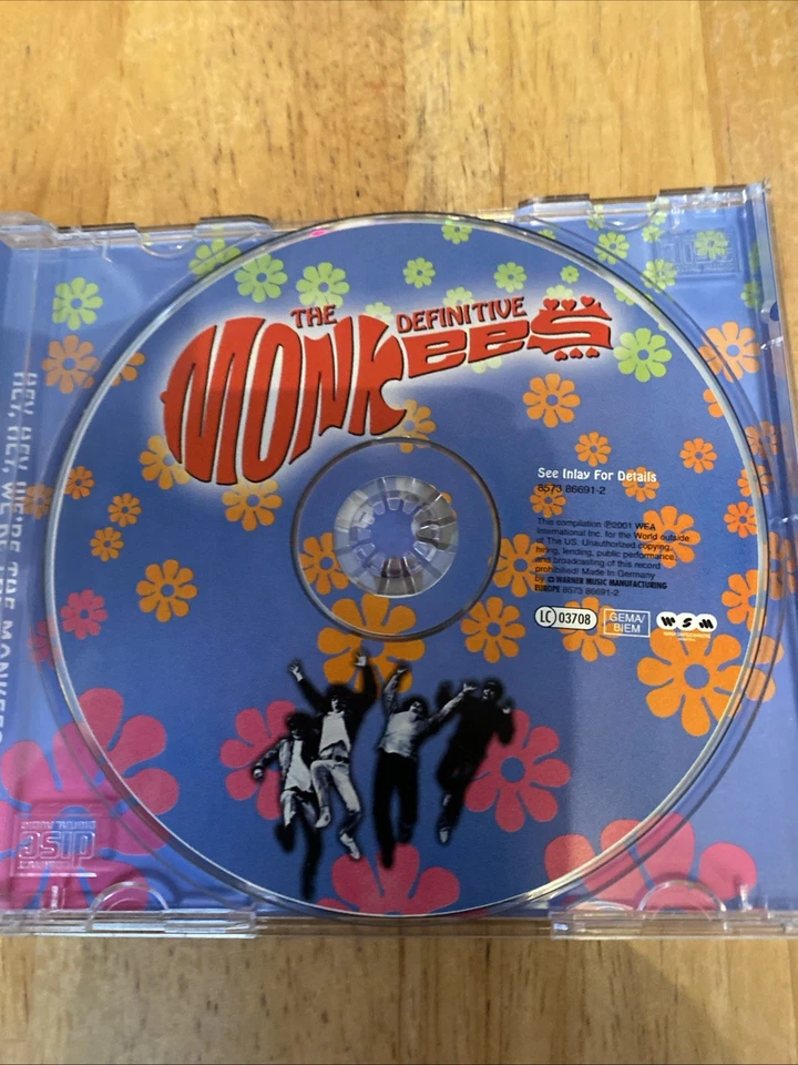 The Definitive Monkees German Import CD 2001 WEA International Issue Foto 4 de 4