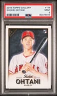 SHOHEI OHTANI 2018 TOPPS GALLERY ROOKIE RC #116 PSA 9 MINT! DODGERS MLB CHAMP!