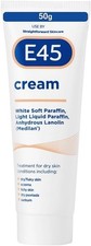 E45 Cream 50 g – Moisturiser for Dry Skin and Sensitive Skin - Emollient Body