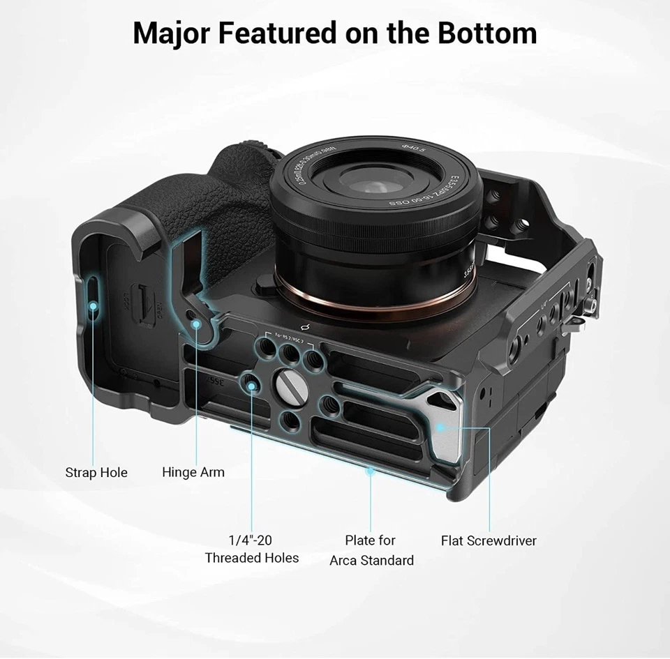 SmallRig 全摄像头笼适用于索尼 Alpha 7R V /A 7 IV/A 7 S III/Alpha 1/A 7R IV  — 第 4/4 张图片