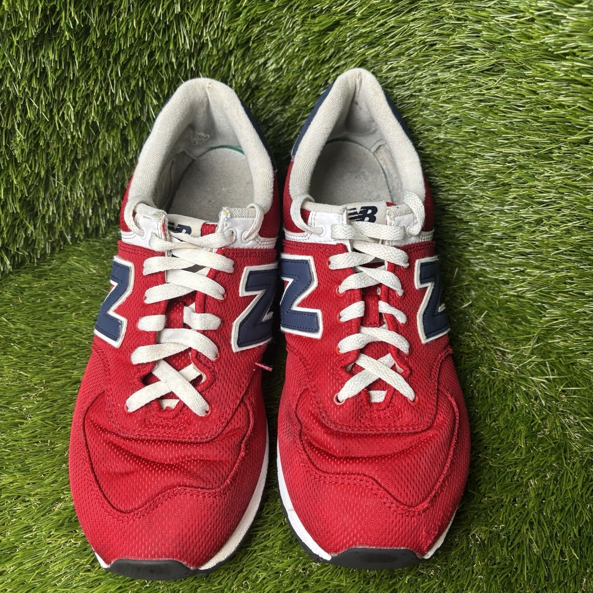 Size 11 New Balance 574 Team Red Indigo for sale online