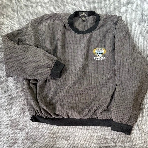 Antigua Florida Marlins 2003 World Series Champions Windjacket Grey Mens XL