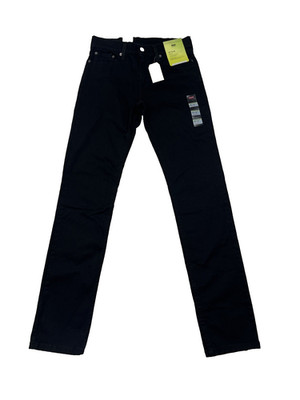 Levi's 511 Slim Black Denim Jeans Men's 29X34 Performance Stretch Flex NEW