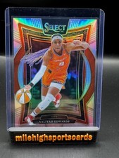 2025 Panini Select WNBA #32 Aaliyah Edwards Silver Prizms