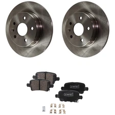 Rear Brake Disc Rotor and Pad Kit For 16-19 Chevrolet Cruze Volt 17-20 Bolt EV