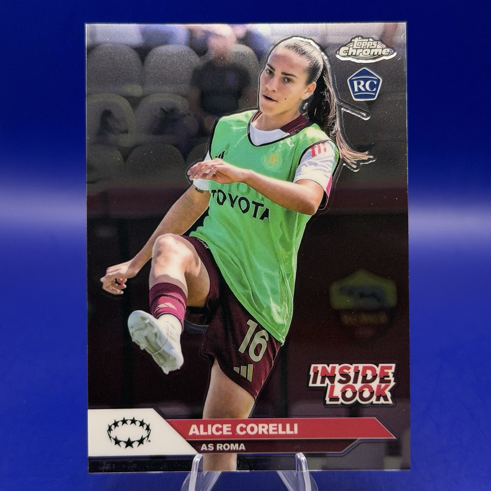 2024-25 Topps Chrome UEFA Women's CL Alice Corelli Inside Look #6 Rookie RC
