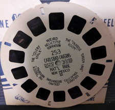 VIEW MASTER REEL - 253 HAND PRINTED"CARLSBAD NAT'L PARK, NEW MEXICO III" 1940