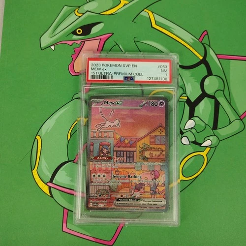 Mew ex 053 Sv: Scarlet & Violet 151 UPC Promo Cards Holo Psa 7