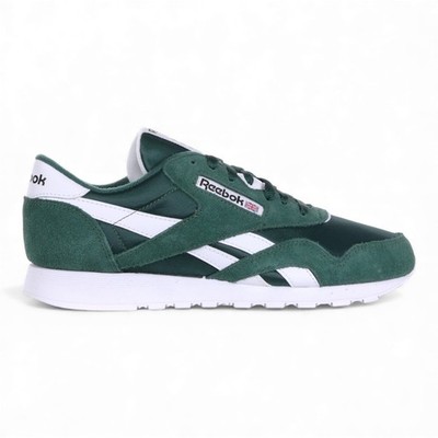 Reebok Men's Classic Nylon Collegiate Green/White Sneakers 100209550