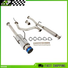 4.5 Muffler Burnt Tip Catback Exhaust For 94-01 Acura Integra Gsr 23dr Dc2