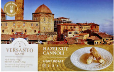 Versanto Cafe Hazelnut Cannoli, Ligh Roast, 12 K-Cup Pods