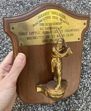 Rochester Red Wings Orig Press Radio Award Harry Walker 1952 little world series