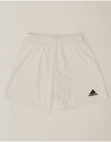 Adidas Damen Climalite Sport Shorts UK 12 Medium weiß Polyester XP19