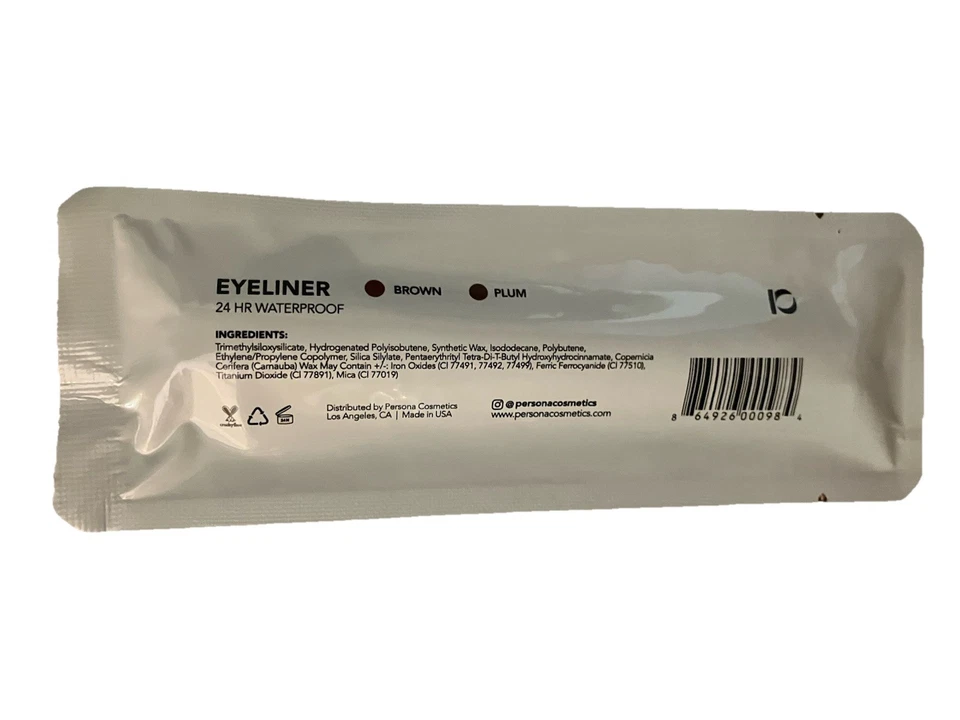 Persona PLUM & BROWN Eyeliner 24 Hr Waterproof Duo - 2 Full Size Liners - Image 2 of 4