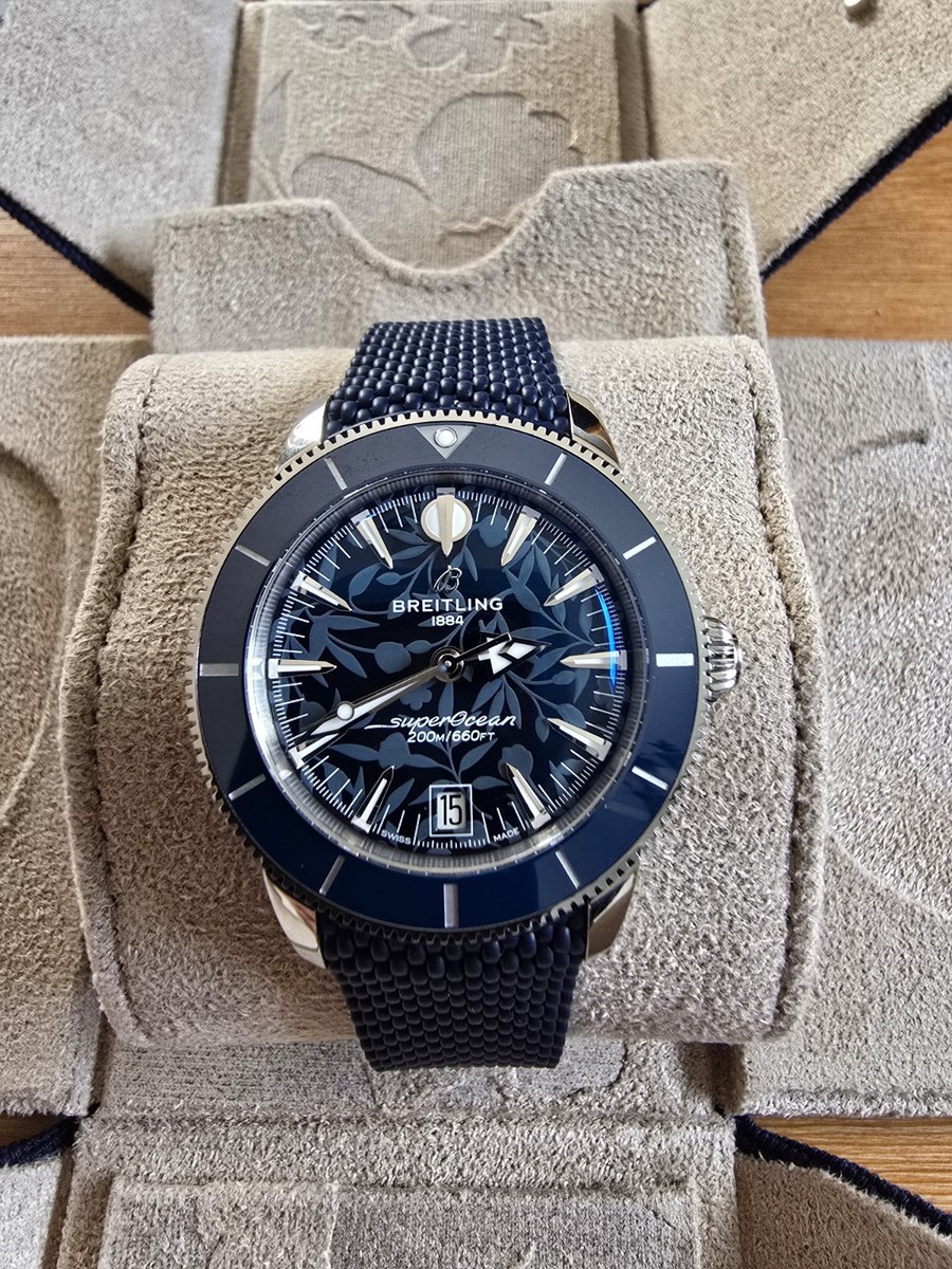 Breitling SuperOcean Heritage B31 40 Blue Kelly Slater Both Straps