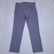 Levis 511 Tech Pants Men’s 36x32 Gray Stretch Travel Tech Work Trousers