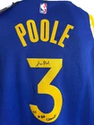 Jordan Poole “22 NBA Champs" Auto Warriors Signed Nike Autograph Jersey BAS