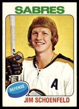 1975-76 O-Pee-Chee Vintage Hockey Jim Schoenfeld #138 VIEW SCAN