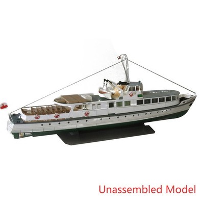 1:100 Polnische Ostseeflotte Küstenfähre Lilla Weneda Modell ungebaut Ornamente