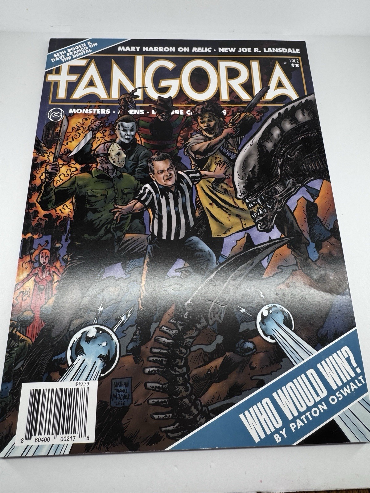 Fangoria Magazine Volume 2 Issue 8 Who Would Win? Patton Oswald NEW