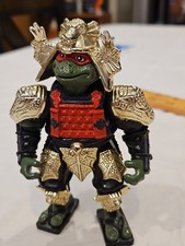 1993 Teenage Mutant Ninja Turtles Shogun Raph TMNT Raphael Samurai Gold Armor 
