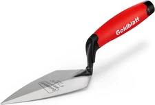 RED Pointing Trowel, 6" X 2-3/4" Upgraded Ground Blade, Professional Masonry Too