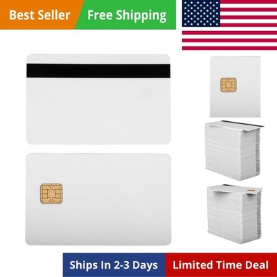 J2A040 Chip Java Jcop Cards W/Hico 2 Track Mag Stripe Jcop21-36K - 10 Pack Wh...