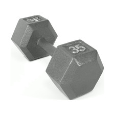 CAP Barbell 35lb Cast Iron Hex Dumbbell, Single