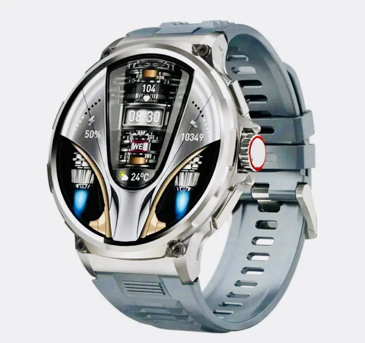 Smartwatch V69 1.85 Inch HD Bluetooth Call Sports Fitness Tracker Heart Monitor