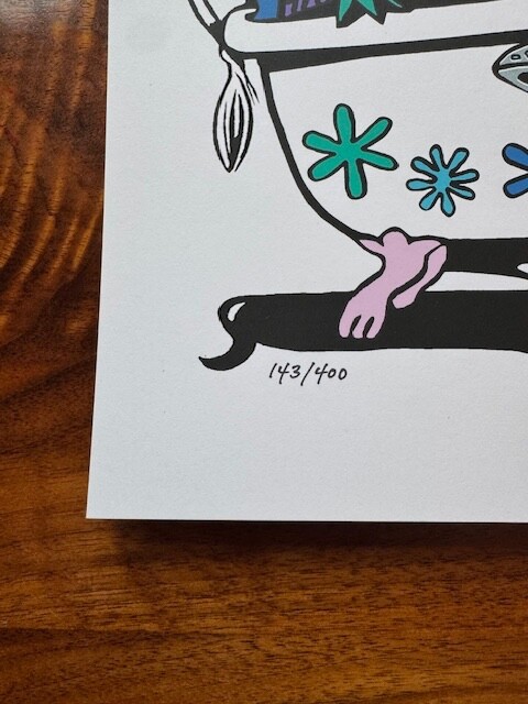 WE'RE ALL IN THIS TOGETHER BLUES VARIANT ART PRINT BY JIM POLLOCK PHISH S/N 400