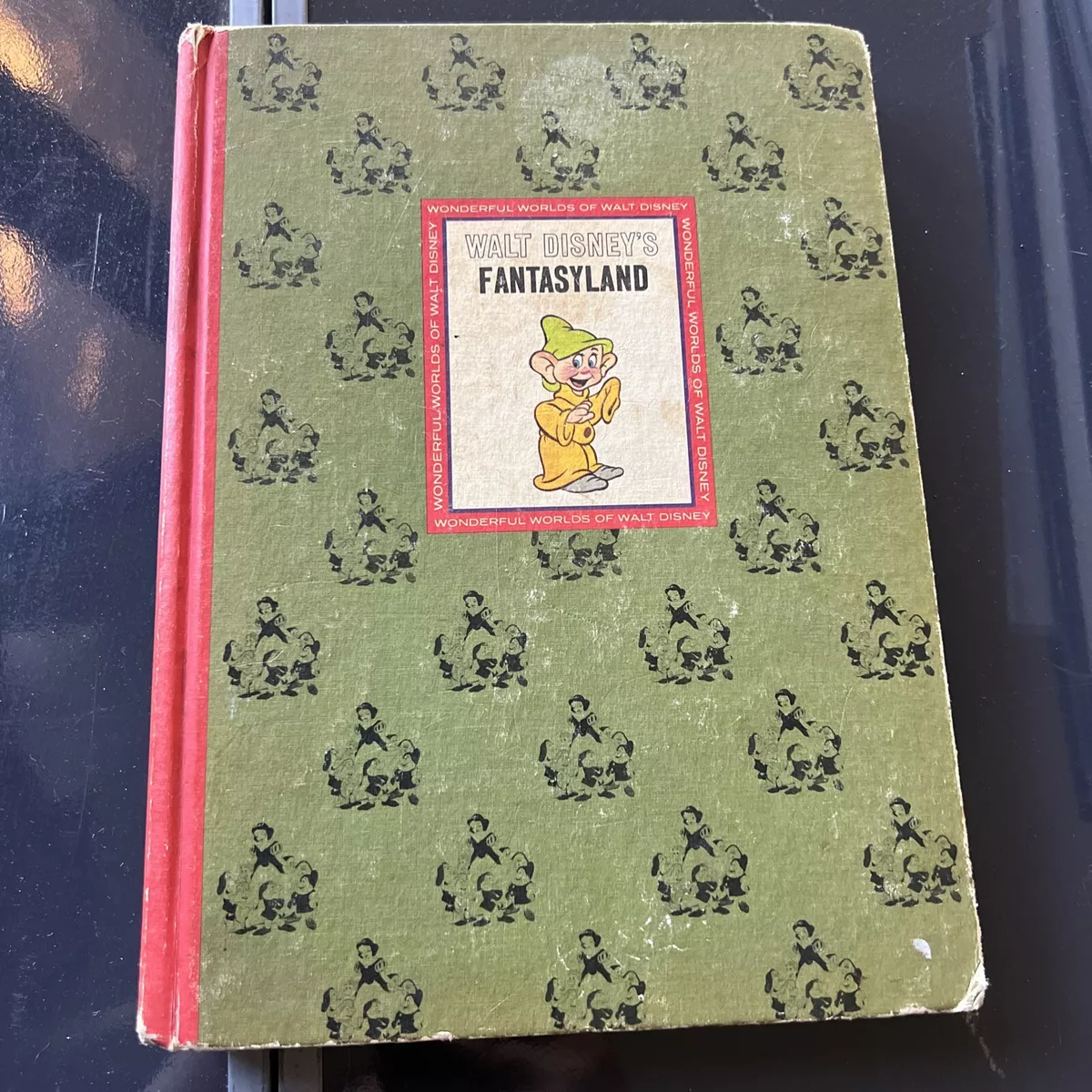 Walt Disney's Wonderful World Of Walt Disney Fantasyland Book 1965 Golden Press