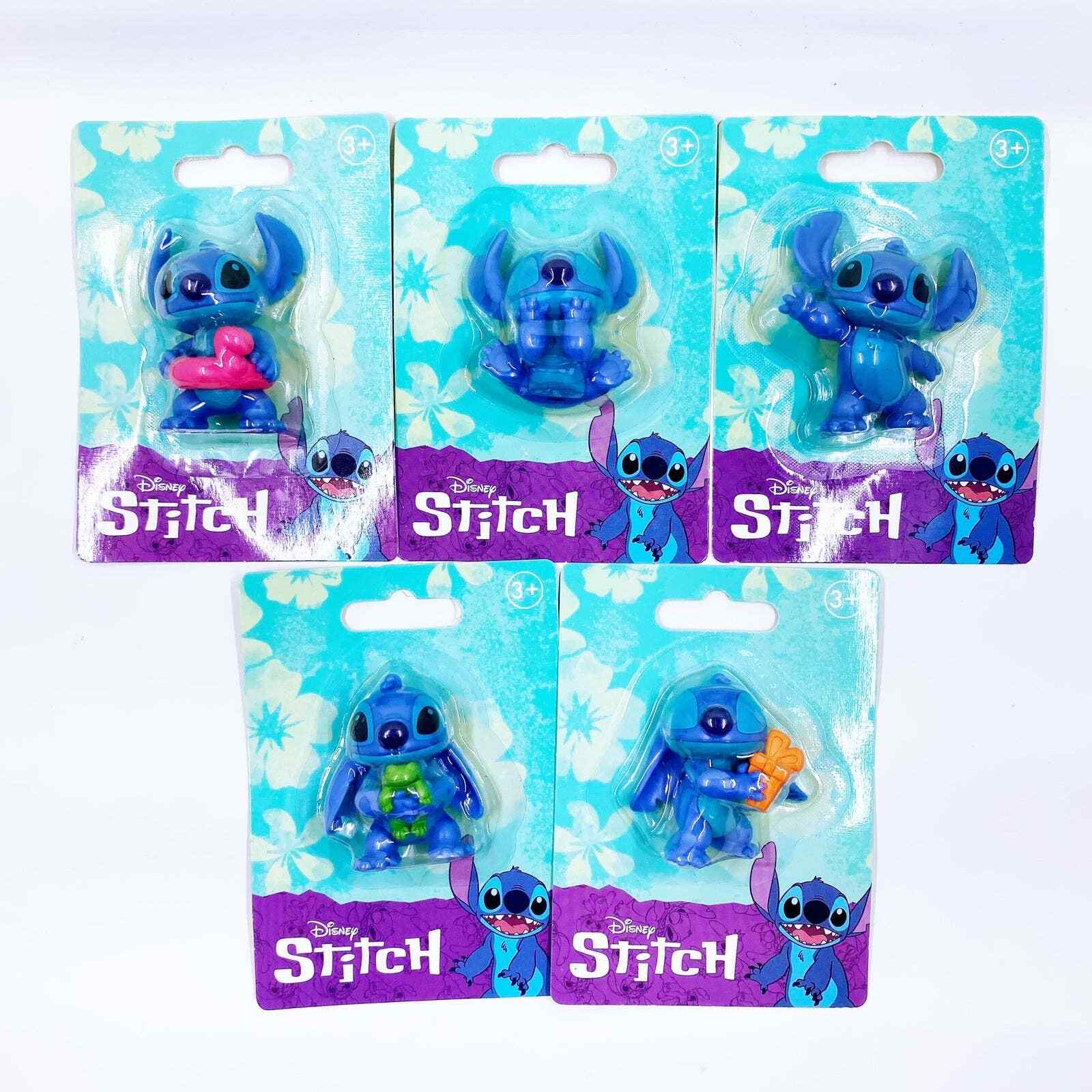 Disney Stitch Collectible Mini Figures Complete Set of 5 eBay