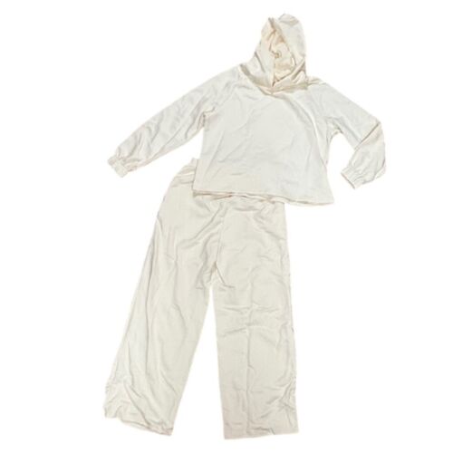 Loungewear Set Hoodie and Pants Comfy Casual Athleisure Size M