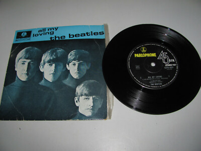 The Beatles / All My Loving UK盤7\"EP The Beatles All My Loving EP 7