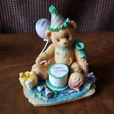 Cherished Teddies Figurines - "You're the Frosting on the Birthday Cake" Bear