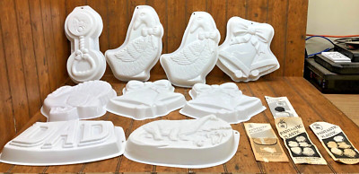 9 Pantastic Plastic Baking Cake Forms CK Products DAD Bells Goose Turkey Dino