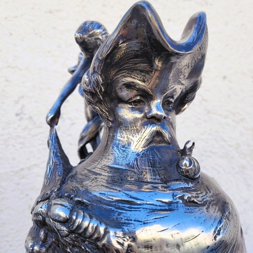 Dans Le Goût De Kayserzinn, Aiguière En étain, Art Nouveau, circa 1900 - Picture 11 of 15