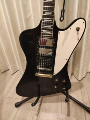 1988 Samick Firebird サミックファイヤーバード 日本のギター Samick Firebird 1988 Electric Guitar Black Used From Japan with
