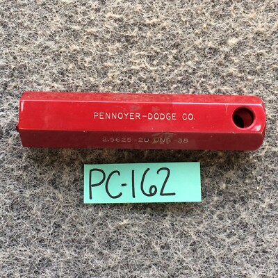 2 9/16 20 UNS 3B SET THREAD PLUG GAGE 2.5625 NOT GO P.D.'S = 2.5351 handle only